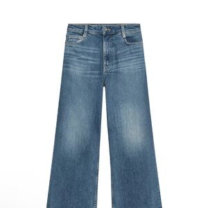 Zara Collection High Rise Wide-Leg Jeans